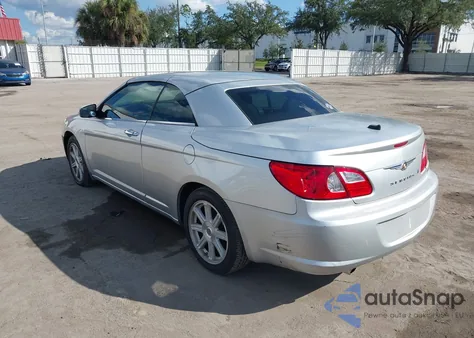 2008 Chrysler Sebring Limited z USA, uszkodzony, nr VIN 1C3LC65M08N147733